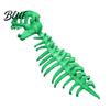 Realistisches Dinosaurierkostüm Skelett Plüschtier mit flexibler Wirbelsäulenfixierung und Soundeffekten Leichtes Stirnband für Halloween