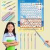 1pc Detachable Stainless Steel Rod Finger Design Teaching Stick Pointer Telescopic Classroom Finger Pointer Teachers Supplies