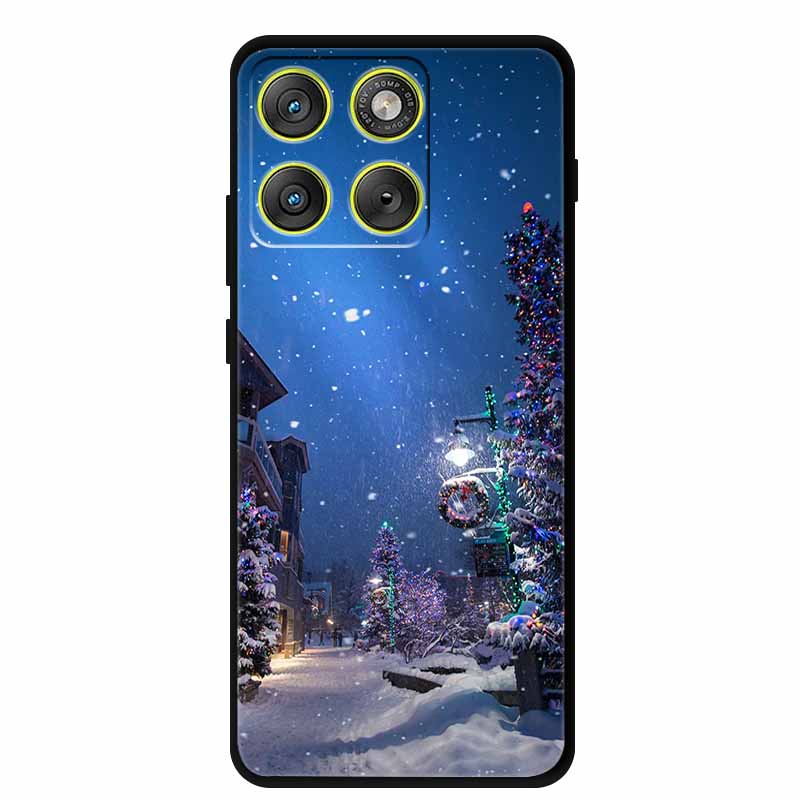 Christmas Phone Cases For Motorola Edge 70 5G Case Silicone Soft Back Cover Christmas Tree for Moto X70 Air 5G Edge70 Back Cover