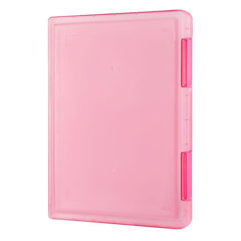 Transparent Plastic File Box for A4 & A5 Paper, Receipt Organizer for Office & School Supplies