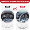 For 2016+ Mazda MX-5 For Fiat 124 Abbas 124Car Front Dashboard Decoration Frame Dial Ring Edge Styling Trim Auto Accessories