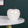Glowing Ceramic Apple Statue Decoration Desk Ornaments Apple Sculpture Using Button Batteries Glowing Apple Room Aesthetic Decor