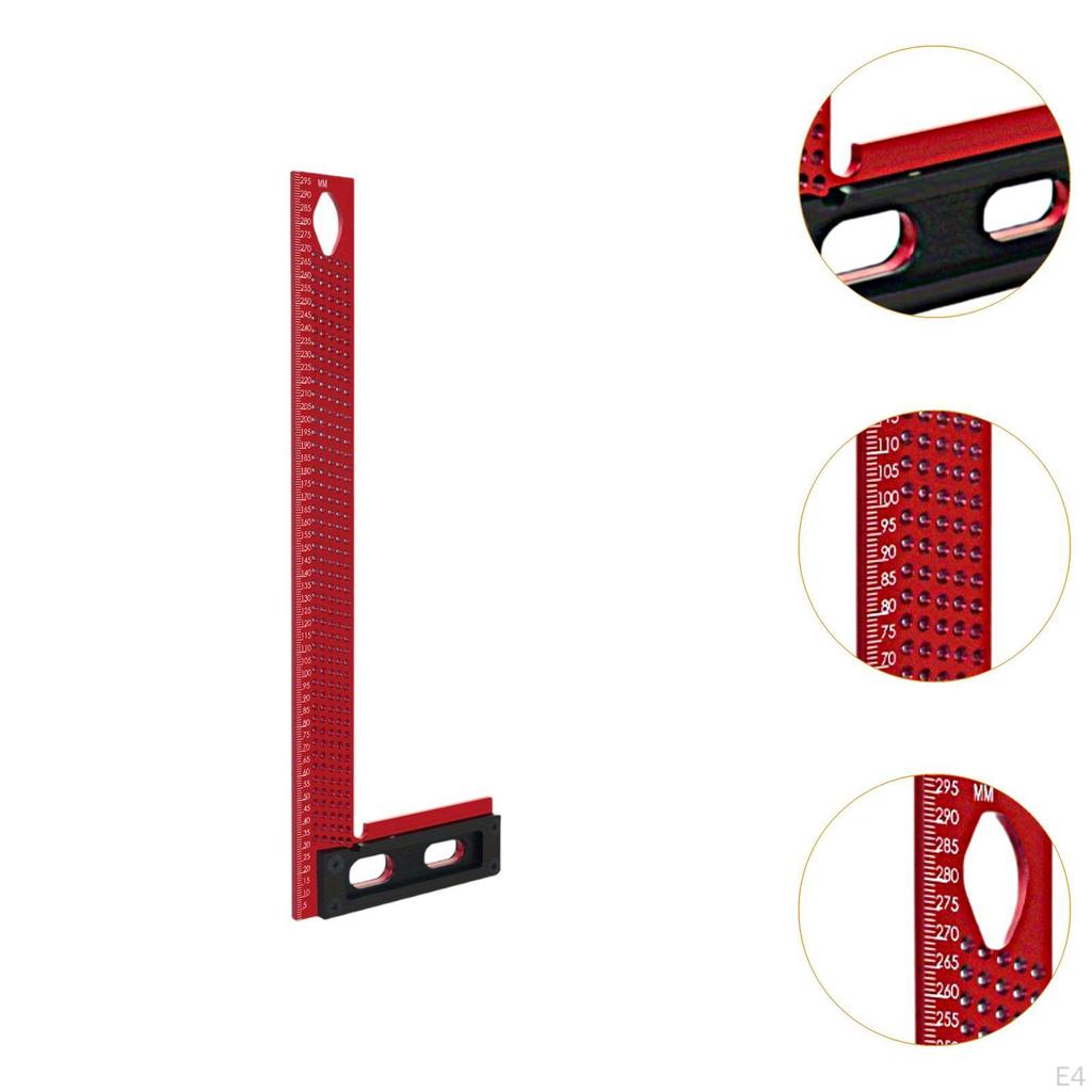 Hole Ruler Marking Woodworking Carpenter Scriber Tool,Wear