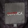 DUVETICA Long sleeve Down jacket 38 green Raccoon real fur hood Women Used