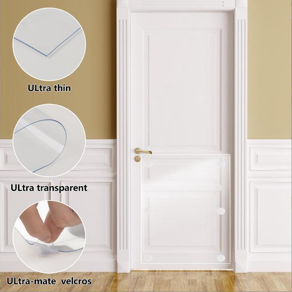 Door Cover for Furniture Scratch Protector Pad Effective Brown