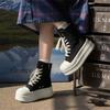 Thick-soled Heightening College Style High Street Male Female Couples Big-headed Locomotive Boots Classic High-top Martin Boots Board Shoes