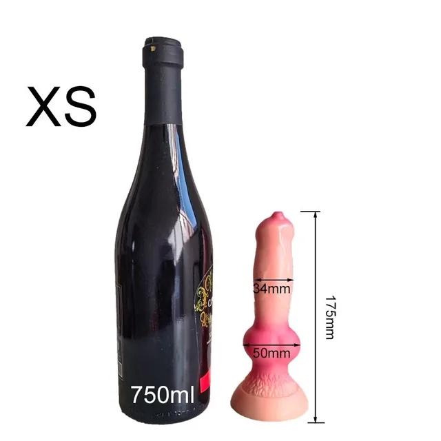 Realistic Huge Dog Knot Dildo Soft Monster Penis Sex Toys for Women Anal Plug Prostate Adult Eroti Animal Dick For Female Man