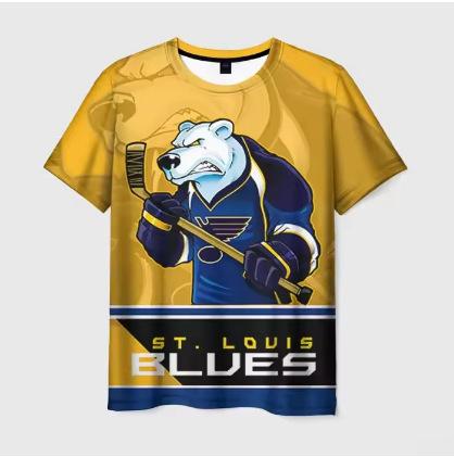 Summer Men s Hockey T-Shirt Kids 3D Printed Ball Games Sports T-Shirt Kids Training Clothing Men XXS