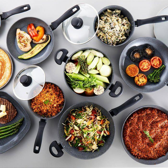 Russell hobbs poele a frire rh02799eu7, antiadhesive, compatibles avec les plaques a induction, des repas sains, poignee ergonomique