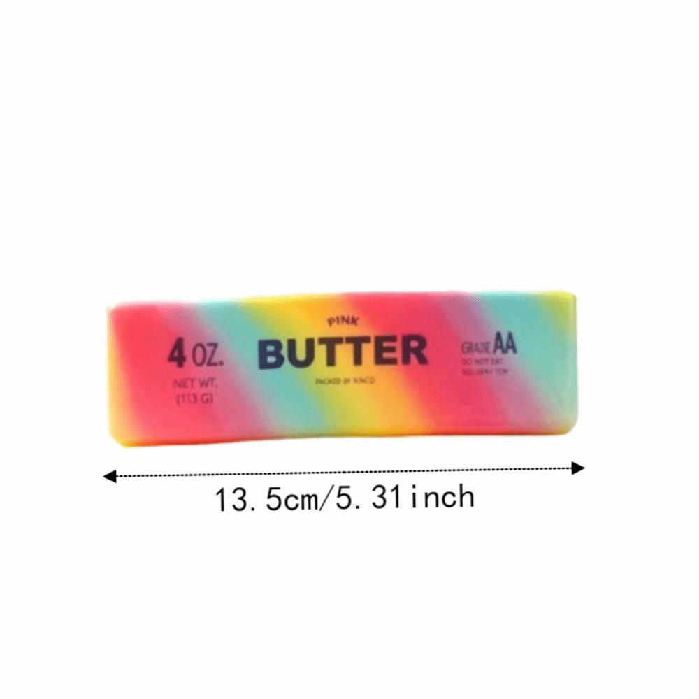 Hand loslassen Weicher langsamer Rückprall Butter-Stift Entspannungsgeschenk Realistische Butter-Sticks Kinderspielzeug