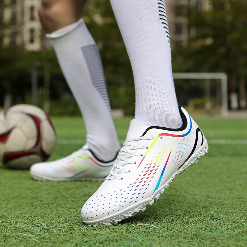 Mens Football Shoes Training Artificial Captain Football Shoes for Kids Boys Soccer Shoes