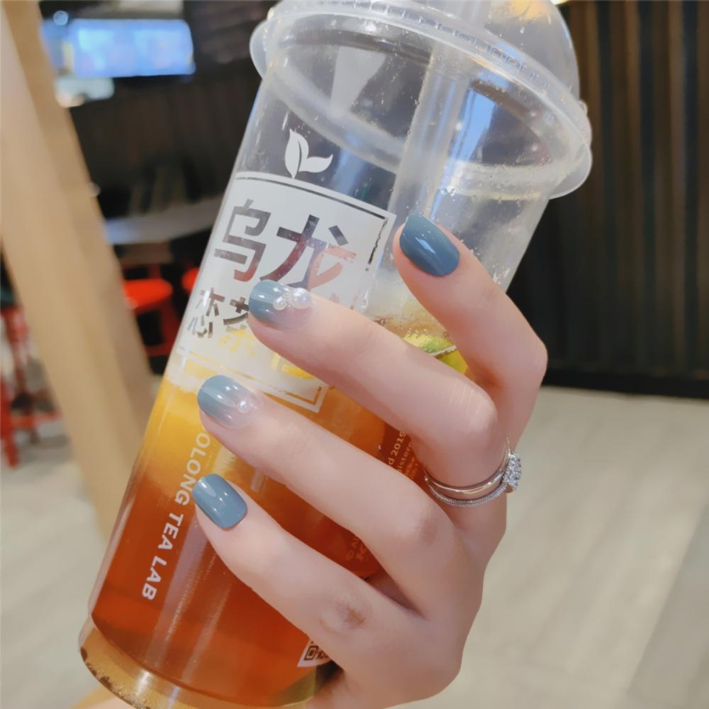 

Накладные ногти с полным покрытием, носимые маникюрные прессы для ногтей, водонепроницаемые французские накладные ногти для женщин