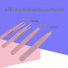 Pink Eyebrow & Eyelash Tweezer Set - 2/3 Piece Trimming Tool Kit.