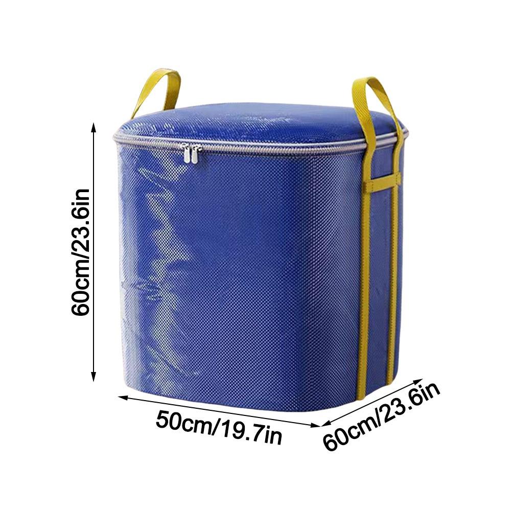 

Утолщенная сумка для переезда 180 л/240 л/260 л/350 л, сумка для хранения одеял, портативный органайзер для одежды Blue 180L-50x60x60cm
