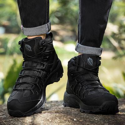 New Hiking Shoes Large Size Military Boots Breathable Non-slip Shoes Outdoor Camping Desert Off-road Hiking Shoes