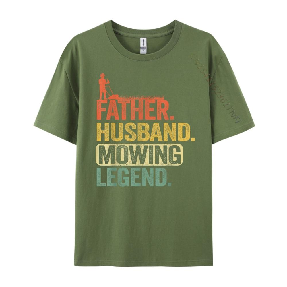 Père Mari Légende de la Tonte Jardinier Papa Tonte de Pelouse XS T-shirts Graphiques Streetwear Homme Slogan