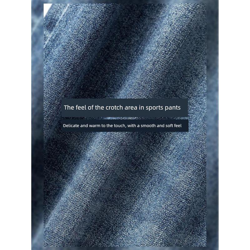 American Retro Stretch Denim Men's Spring and Autumn Straight-leg Slim-Fit Pants Export Men's Pants Trendy Fashion Brand Casual Pants