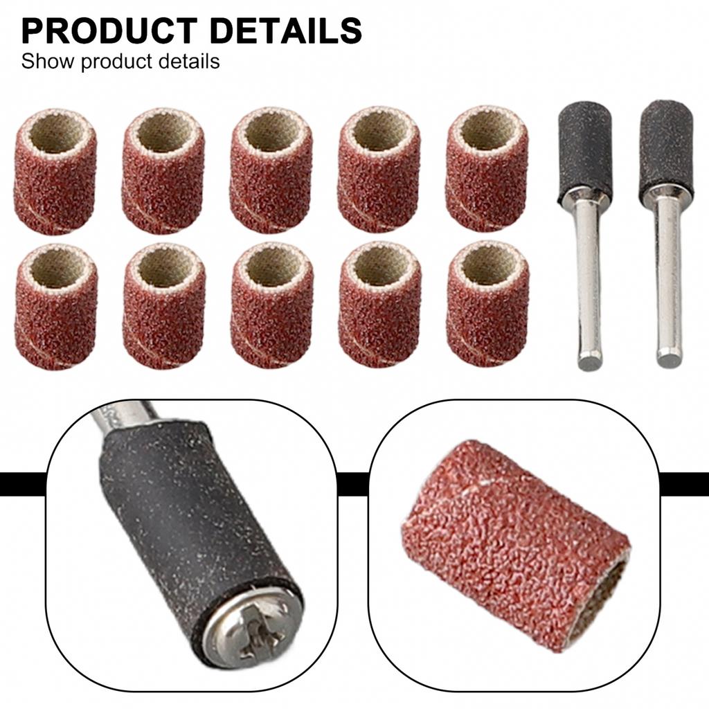 Polishing Sanding Drum Sandpaper Wear-resisting With Extension Rod