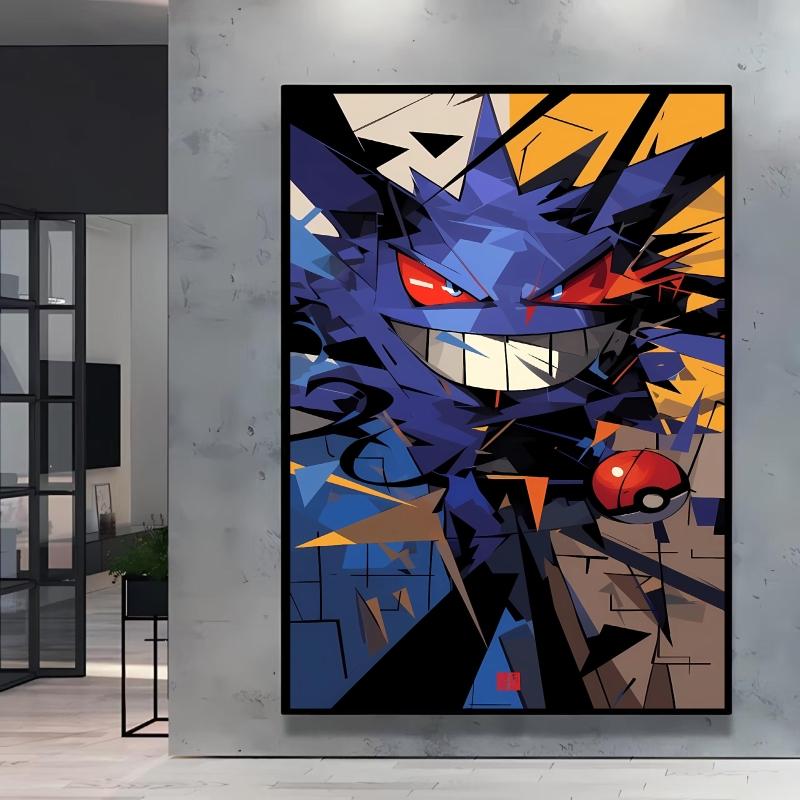 Lovely Pikachu Decorative Painting High Quality Printing Vivid Colors Adds Unique Charm To Your Living Room and Bedroom