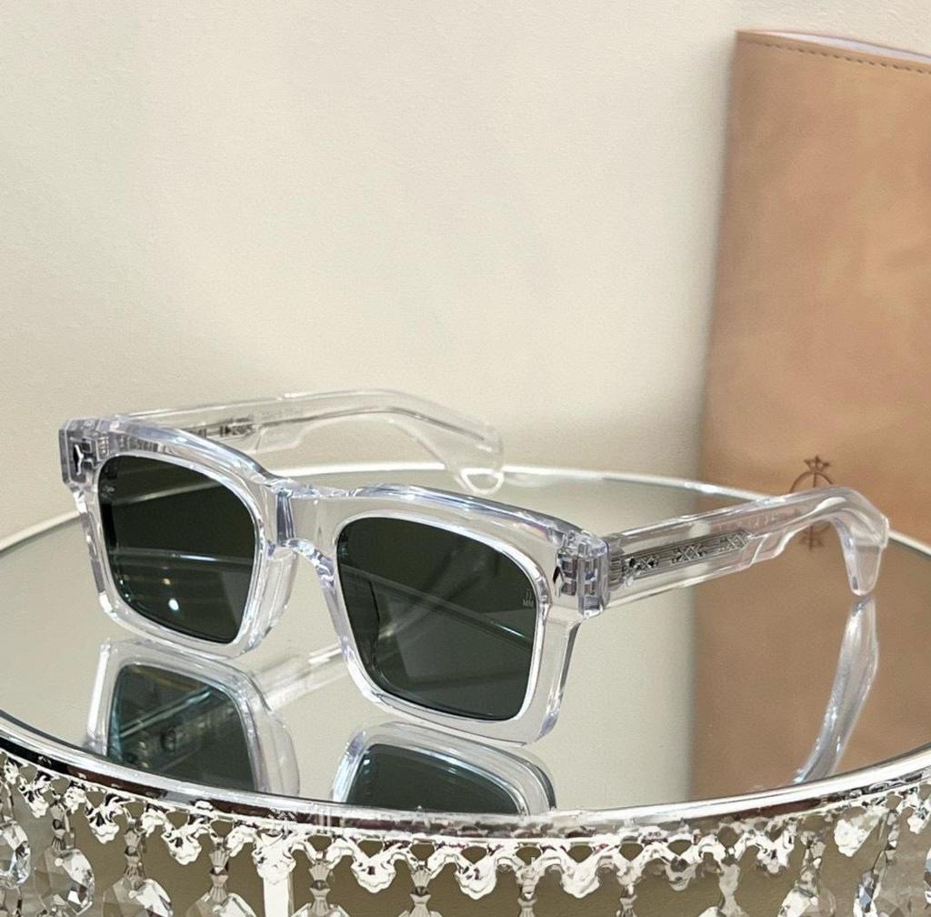 JACQ JMM KAINE Retro Square Frame Unisex Sunglasses