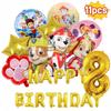 Ed Birthday Party Decorations Balloons Tableware Paper Cups Plates Tablecloth Party Decorating Accessorie For Boy Girl