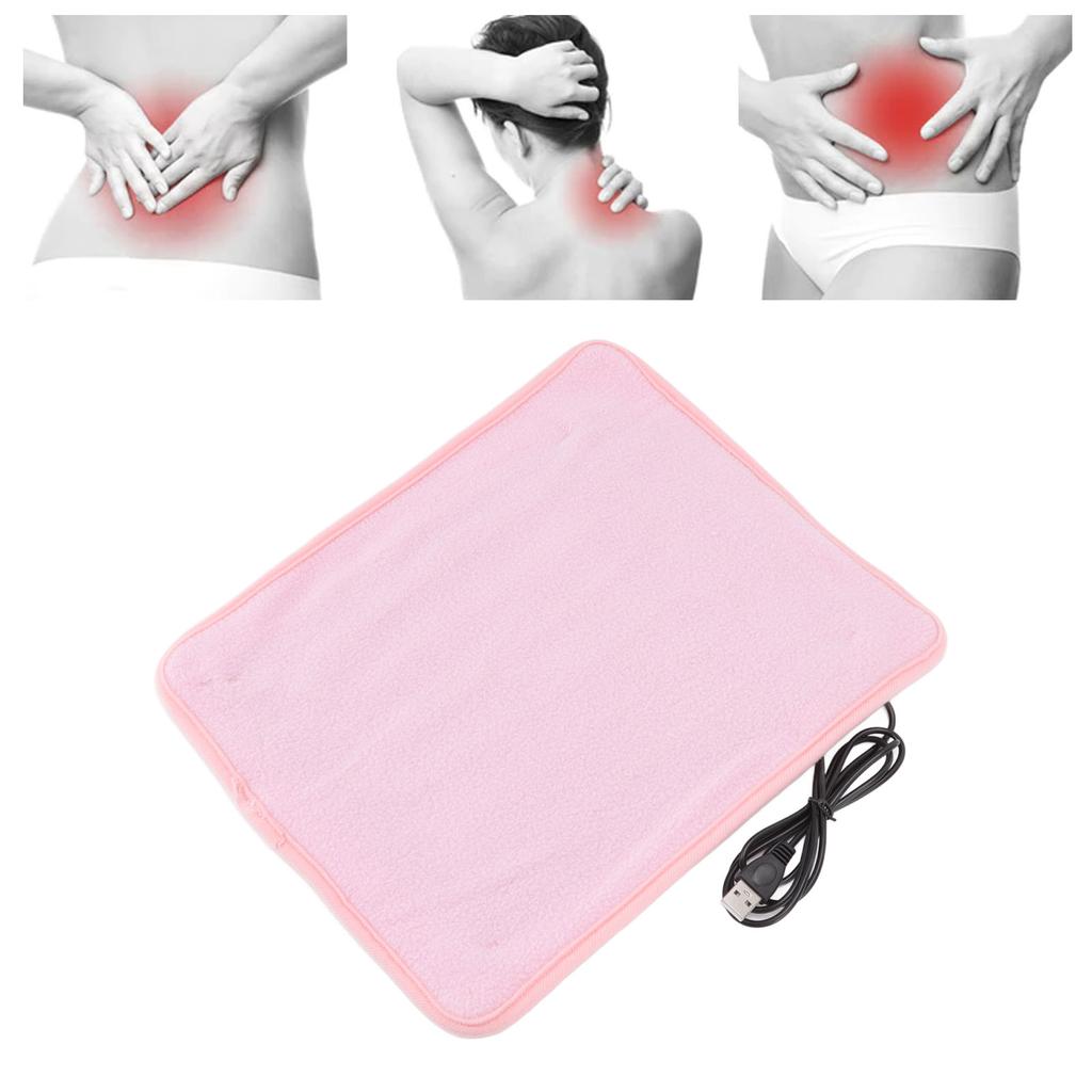 Portable USB Heating Pad Shoulder Neck Leg Waist Heating Pads with Multi Temperature Adjustment Timing