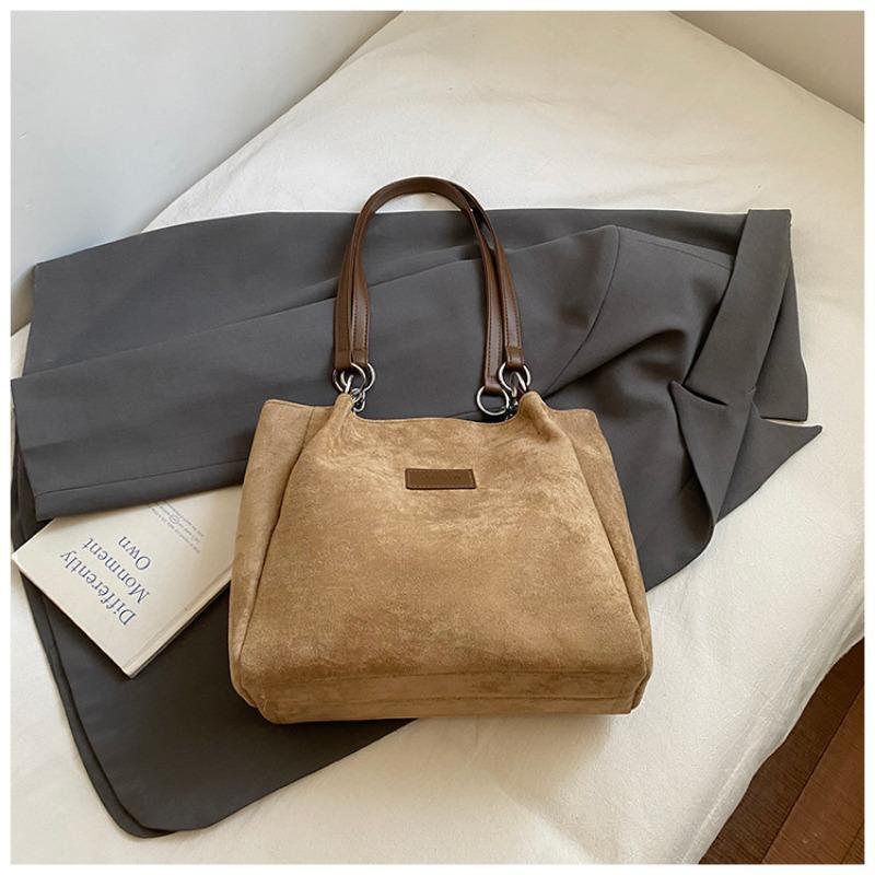 High-end Large Bag, Retro Light Luxury and Fashionable Single-shoulder Bag, Large-capacity Commuter Tote Bag