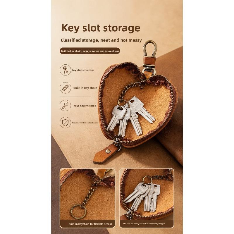 2026 New Retro car key bag universal key bag key storage bag practical portable