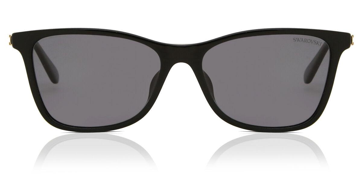 

Swarovski Sk6004f Asian Fit поляризованные 100181 женские солнцезащитные очки Black/56