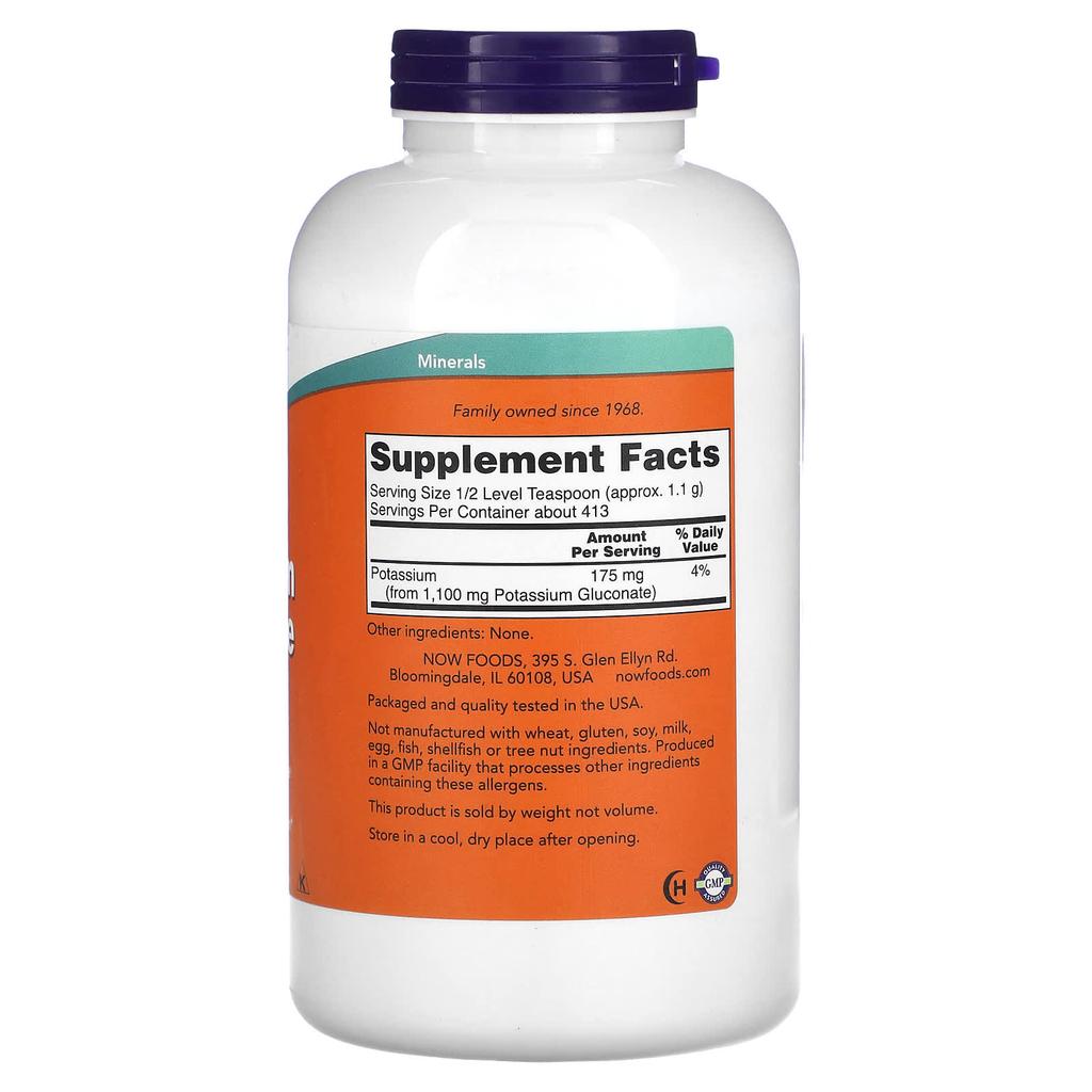 Potassium Gluconate Pure Powder, 454G(1Lb)