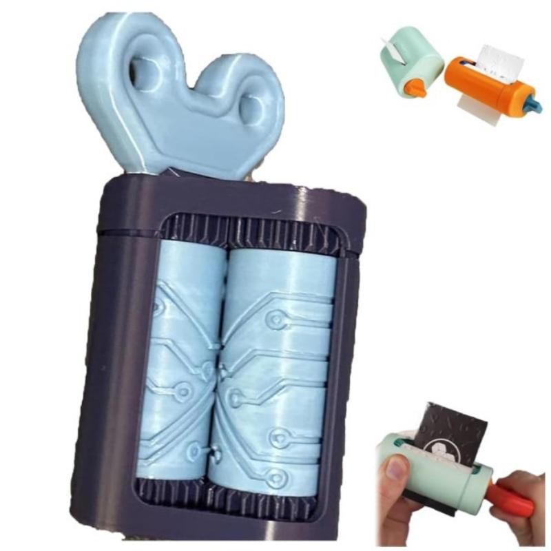 Business Card Embosser 3D Printing Roller Embossing Tool Portable 3D Textured Embossed Stamp For Gift Tags Diy Scrapbooking