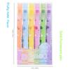6 Colors/set Pastel Gel Highlighters Fragrance Bible Highlighters No Bleed Bible Art Markers Journaling School Supplies