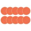 10PCS Sponge 75mm Car Roundness Polishing-Sponge Orange Smooth Flat Sponge Polishing Pad Orange Polishing Disc