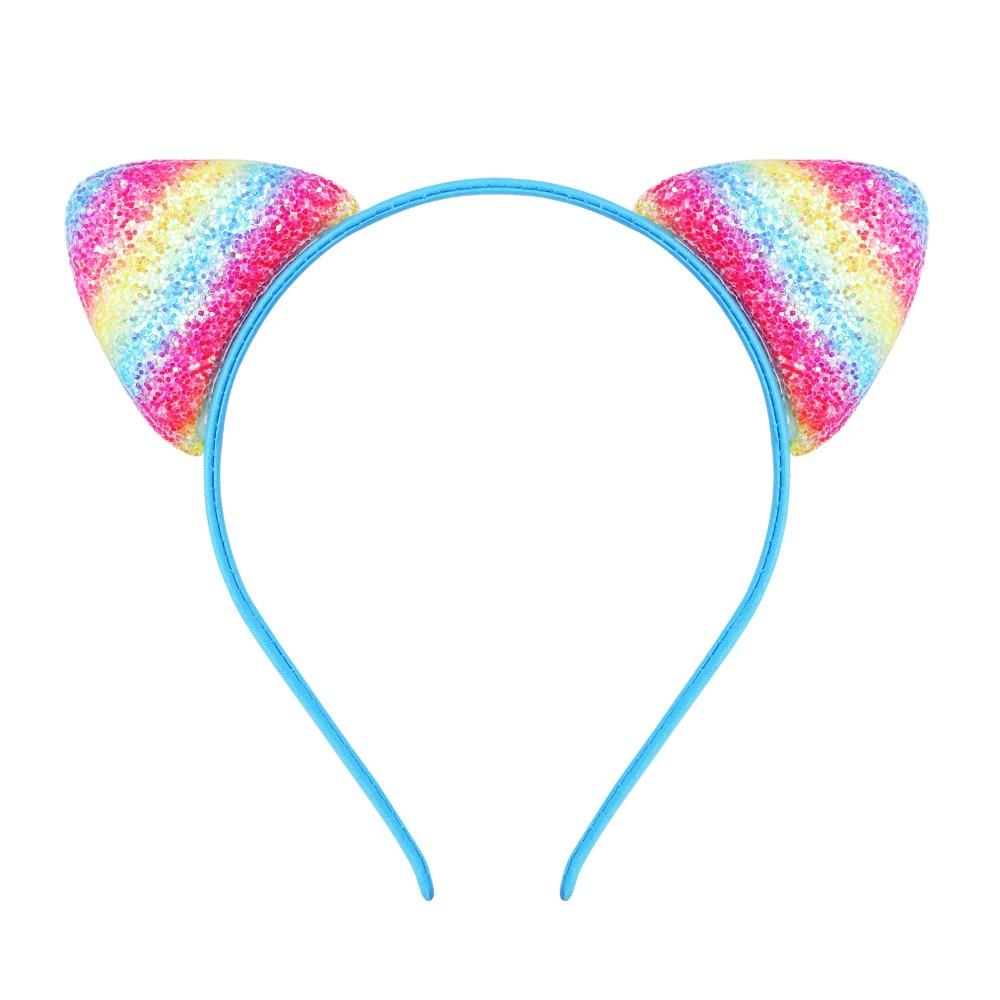 Girls Cute Shining Glitter Cute Cat Ears Hairbands Sweet Ornament Headband Princess Gift Headwear Kids Fashion Hair Accessories