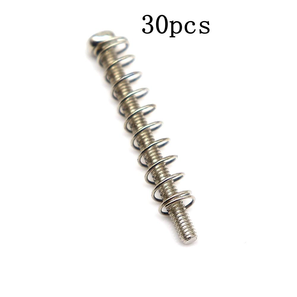 

30Pcs Guitar Screws Humbucker Pickups Screw and Spring for Electric Guitar parts 3 Colors 2.5×32mm
