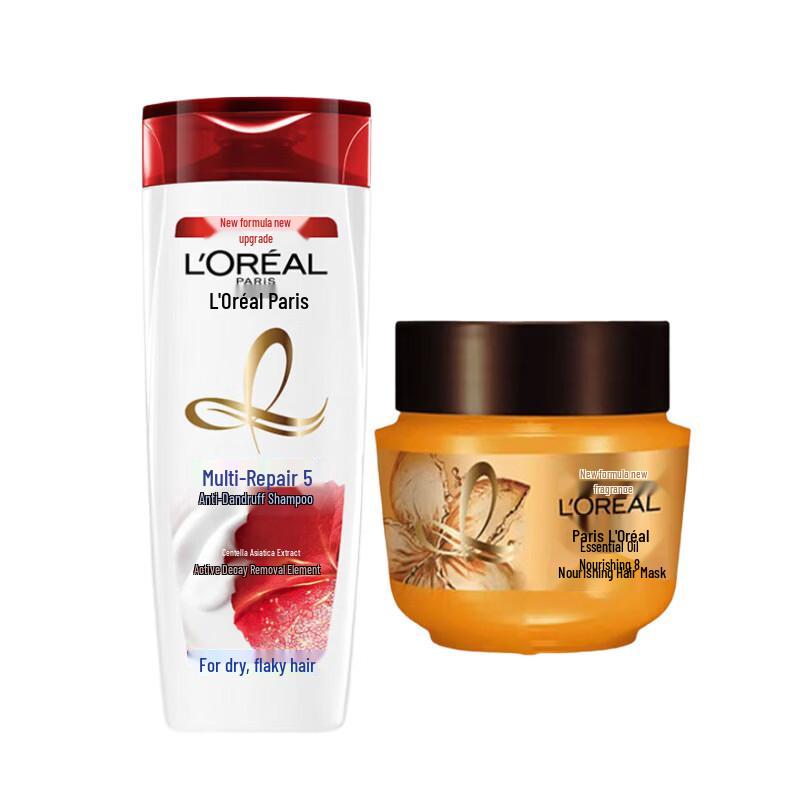 L Oréal Anti-Dandruff Shampoo & Hair Mask Set
