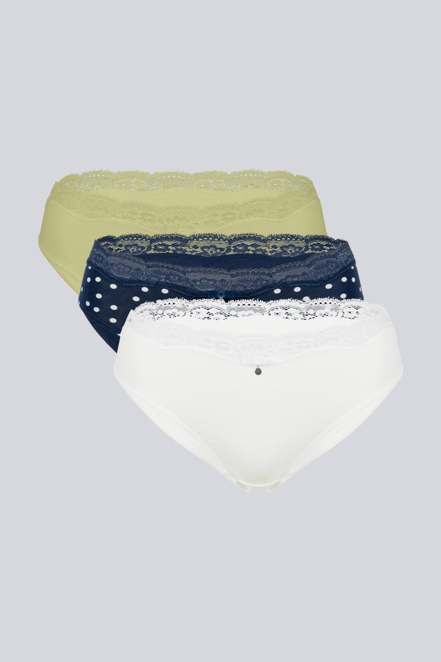 

Трусики сліп, 3 штуки brabrabra (97277) 4(L) різнокольорові кольору