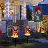 Solar Christmas Garden Stake Lights Christmas Yard Solar Stake Lights Solar Pathway Lights For Gardens Patios Lawns