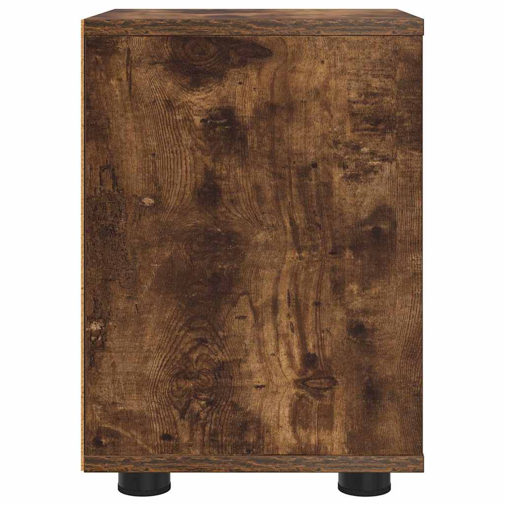 Nightstands 2 pcs Smoked Oak 30.5 x 30 x 43 cm