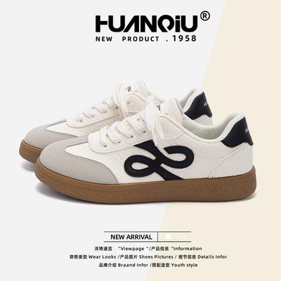 Global Platform German Training Shoes Autumn Women's ZHQ-XA562 New Casual Women's Shoes Versatile Student Board Shoes Women