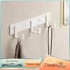 Punch-Free Wall Mounted Towel & Clothes Hook for Bathroom & Fitting Room