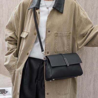 Leren Dames Tas Kleine Vierkante Tas Pendelaar Dames Tas Schoudertas Stijl Retro Leren Tas Diagonale Tas