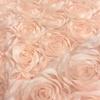 100x130cm High Quality 3D Rose Flowers Fabric Lace Craft Dress Wedding Party Carpet Background Decoration Patchwork Sewing Telas