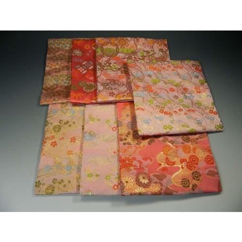Nishijin tea ceremony utensils, old fukusa, pink, old cloth, old fukusa, Tokumasu Tea Ceremony Utensil Specialty Store