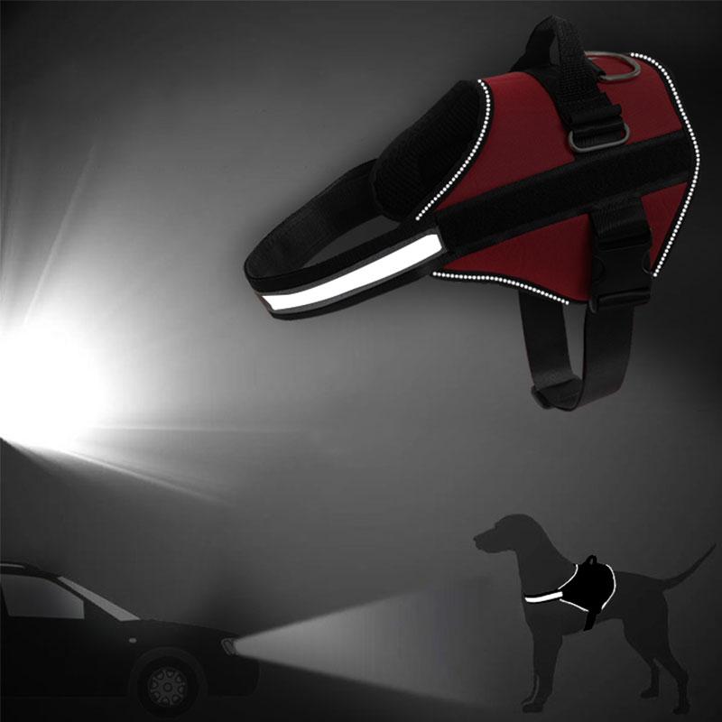 Dog Harness NO PULL Reflective Breathable Adjustable Pet Harness designed for Dog Vest ID Custom Patch Outdoor Walking Dog Supplies