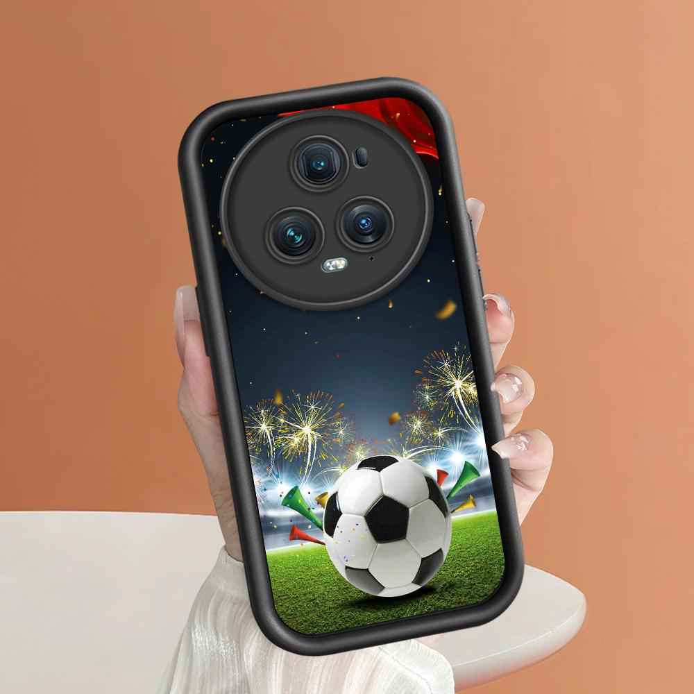 Soft Silicone Square Ladder Printing Pattern Phone Casing Full Cover Camera Shockproof Protection Rubber Case for Huawei Honor