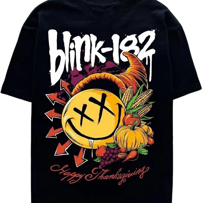 2025 Sommermode Halloween Kürbis-Print Kurzarm lockeres und trendiges T-Shirt Baumwolle Streetwear für Männer und Frauen