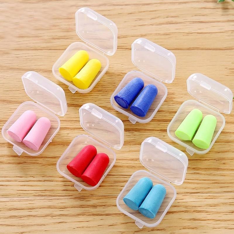Earplug box stud earrings accessories jewelry storage box fish hook box mini box transparent plastic square box 1 479₽
