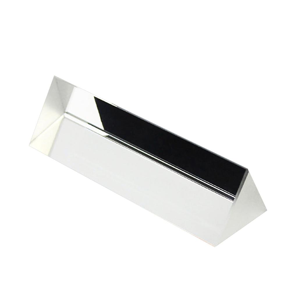 30mm Equilateral Prism Optical Glass Triangular Prism Triple Prism for Rainbow DIY Photography Teaching Props