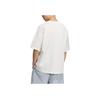 Adidas Serie Fos Suave Cómoda de Moda Versátil Camiseta de Manga Corta Tops para Hombre Blanco Brillante KB4611
